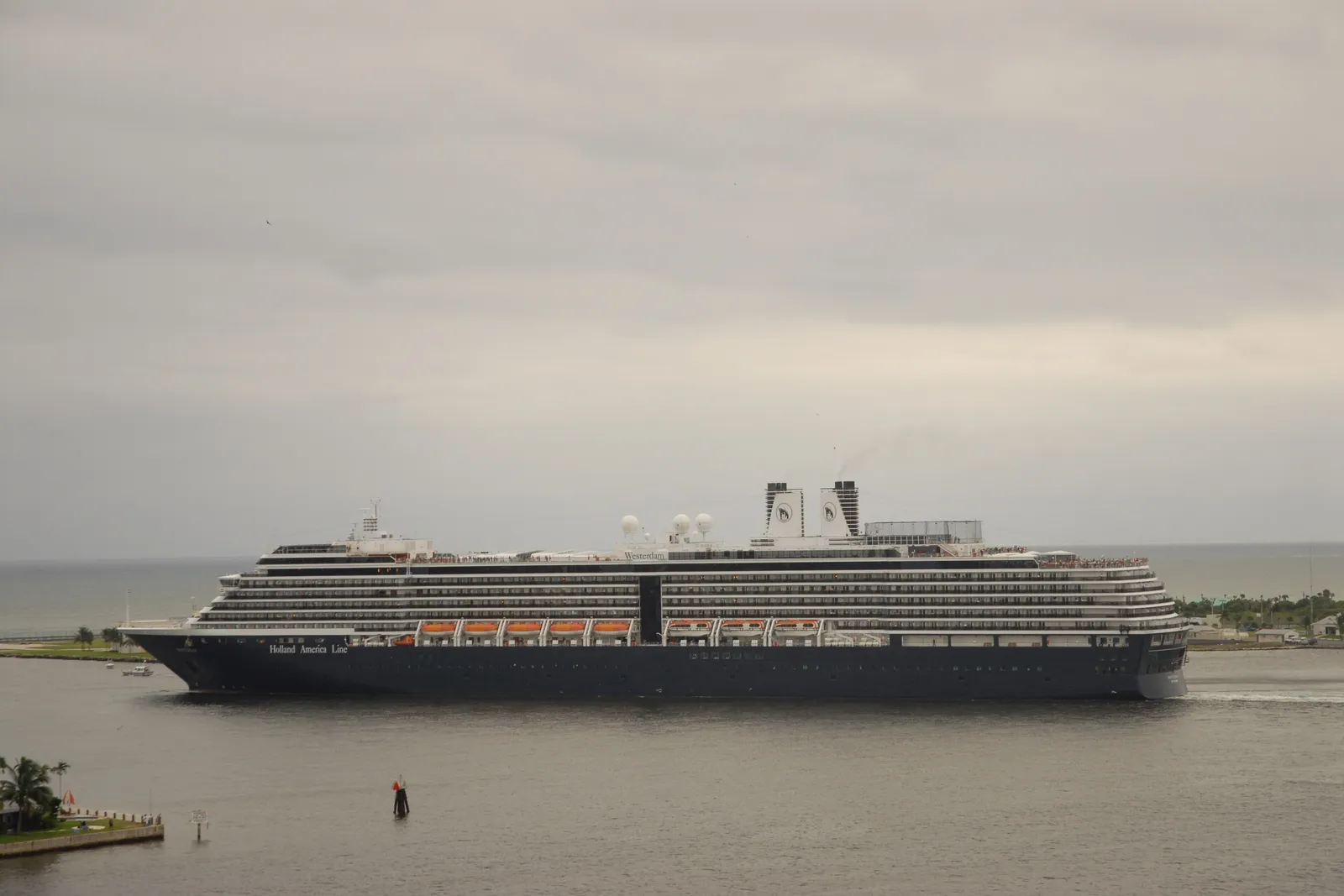 Westerdam at sea