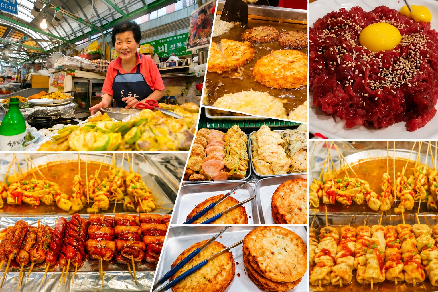 Lunch at Gwangjang Market